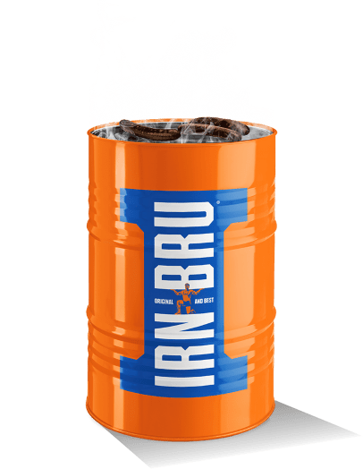 An IRN-BRU branded BBQ